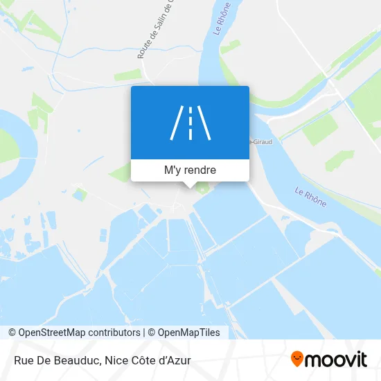 Rue De Beauduc plan