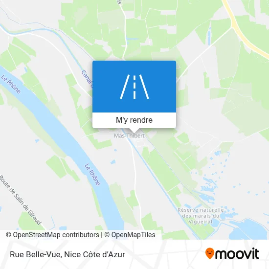 Rue Belle-Vue plan