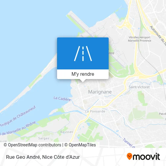 Rue Geo André plan