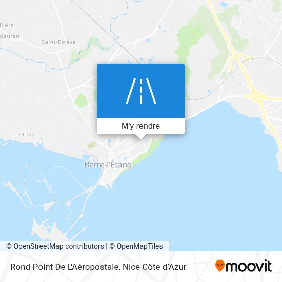 Rond-Point De L'Aéropostale plan