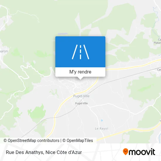 Rue Des Anathys plan