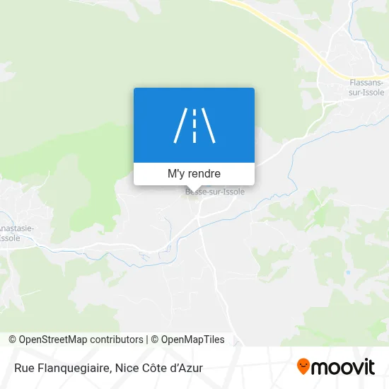 Rue Flanquegiaire plan