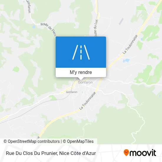 Rue Du Clos Du Prunier plan