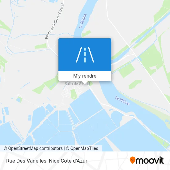 Rue Des Vanelles plan