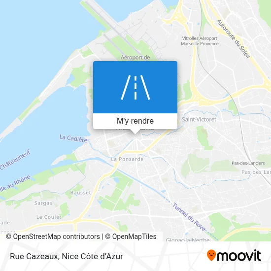 Rue Cazeaux plan
