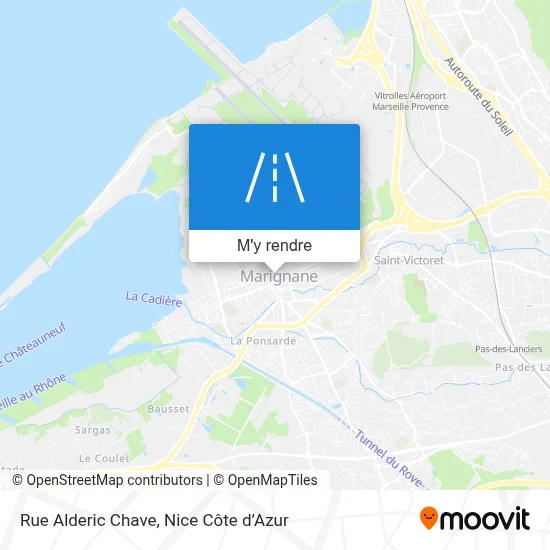 Rue Alderic Chave plan