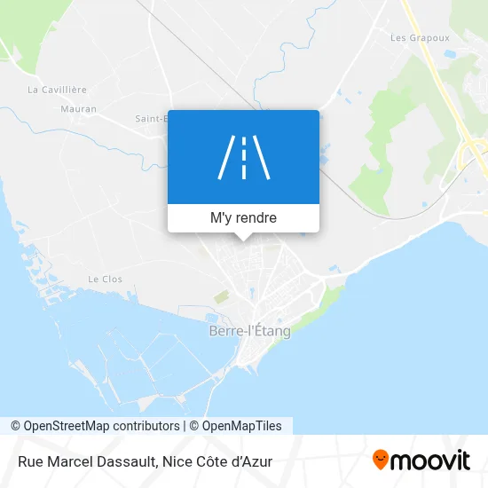 Rue Marcel Dassault plan