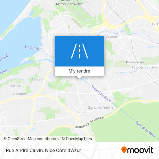 Rue André Calvin plan