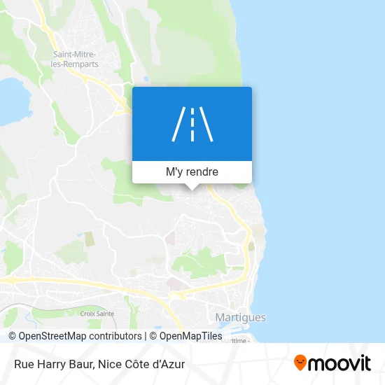 Rue Harry Baur plan