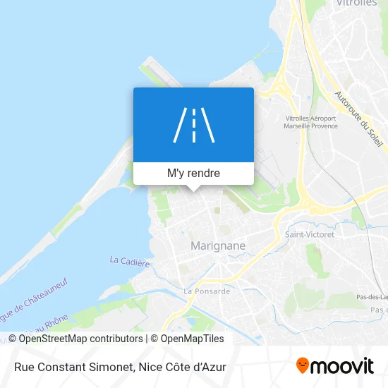 Rue Constant Simonet plan