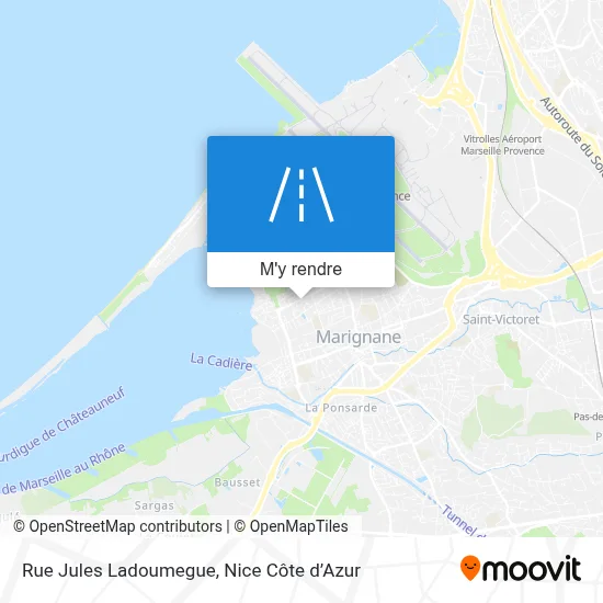 Rue Jules Ladoumegue plan