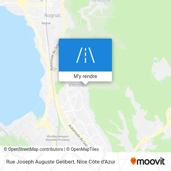 Rue Joseph Auguste Gelibert plan