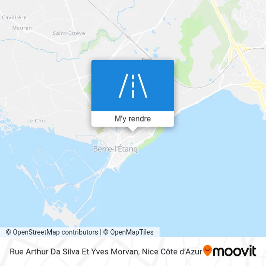 Rue Arthur Da Silva Et Yves Morvan plan