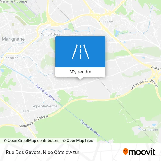 Rue Des Gavots plan
