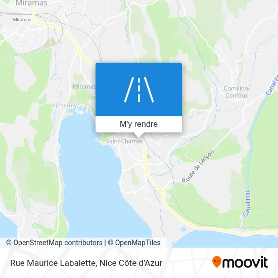 Rue Maurice Labalette plan
