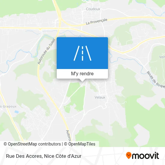 Rue Des Acores plan