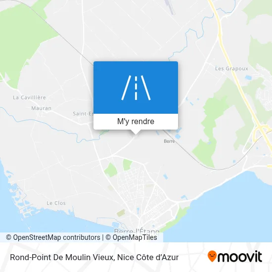 Rond-Point De Moulin Vieux plan