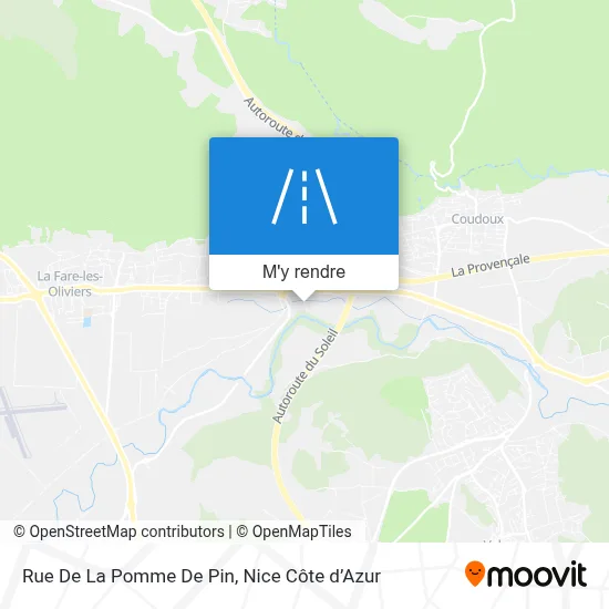Rue De La Pomme De Pin plan