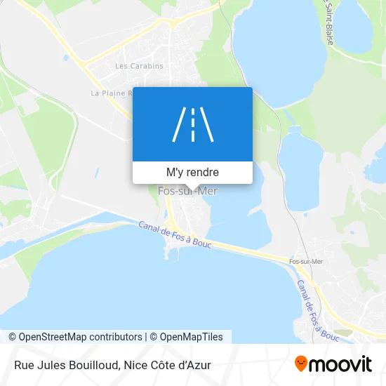 Rue Jules Bouilloud plan