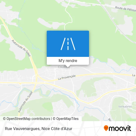 Rue Vauvenargues plan