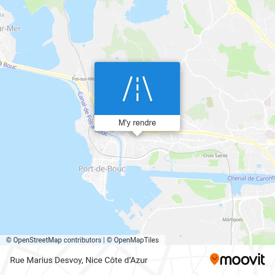 Rue Marius Desvoy plan