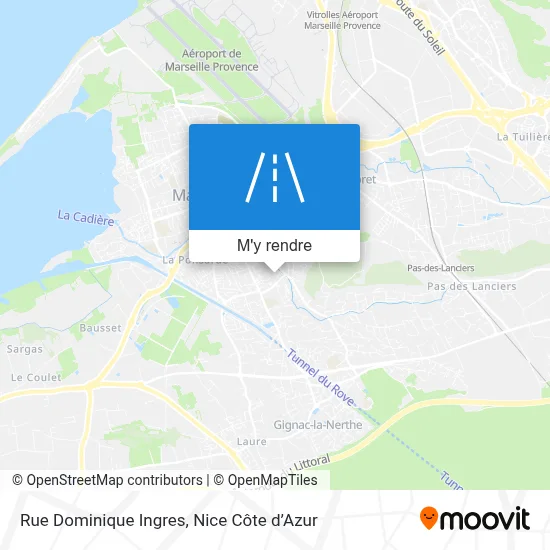 Rue Dominique Ingres plan