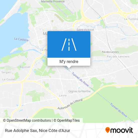 Rue Adolphe Sax plan