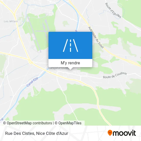 Rue Des Cistes plan