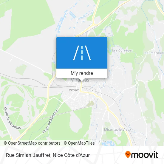 Rue Simian Jauffret plan