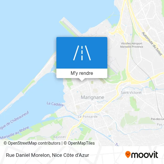 Rue Daniel Morelon plan