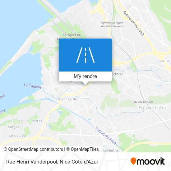 Rue Henri Vanderpool plan