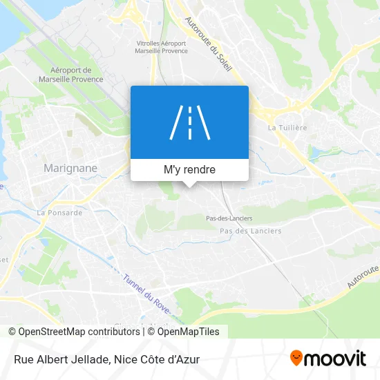 Rue Albert Jellade plan