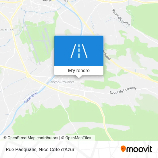 Rue Pasqualis plan