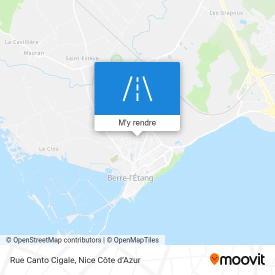 Rue Canto Cigale plan