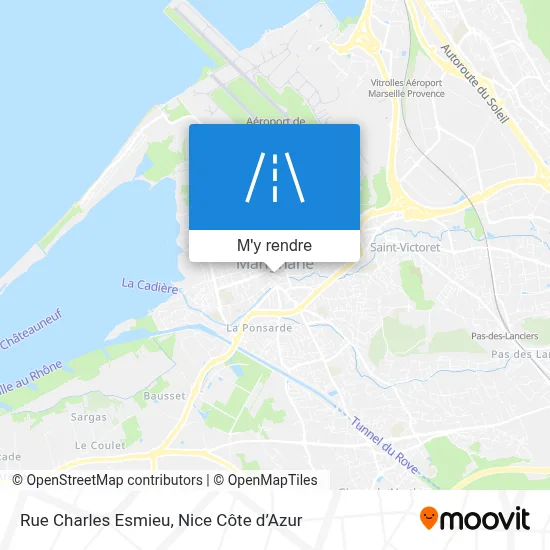 Rue Charles Esmieu plan