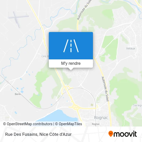 Rue Des Fusains plan