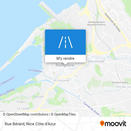Rue Bérard plan