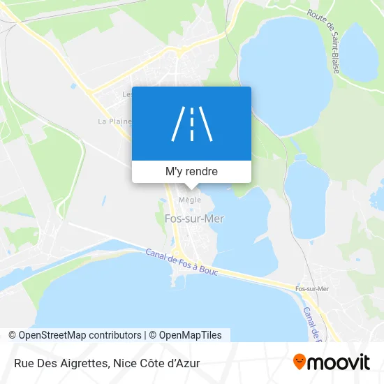 Rue Des Aigrettes plan