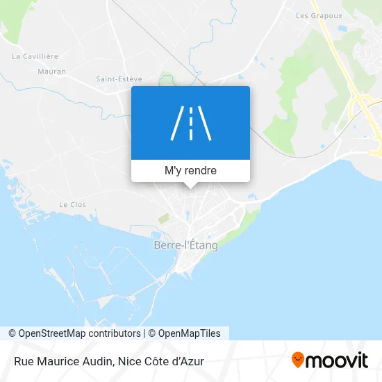 Rue Maurice Audin plan