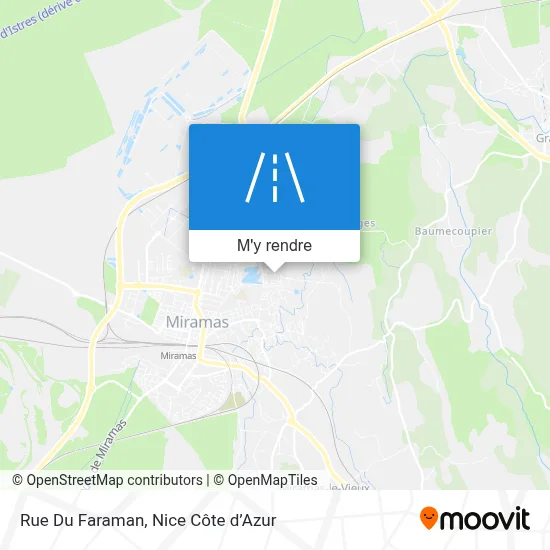 Rue Du Faraman plan
