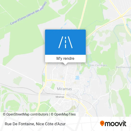 Rue De Fontaine plan