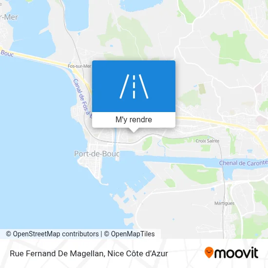 Rue Fernand De Magellan plan