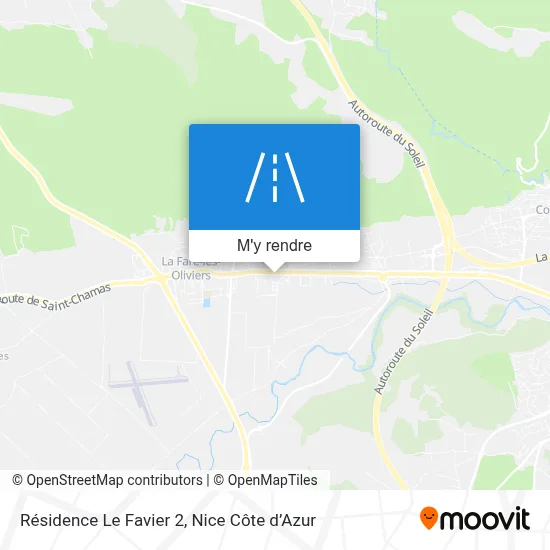 Résidence Le Favier 2 plan