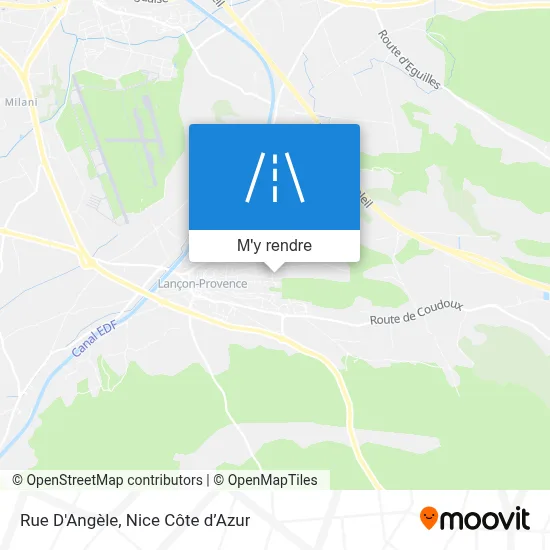 Rue D'Angèle plan