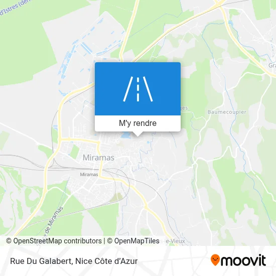 Rue Du Galabert plan