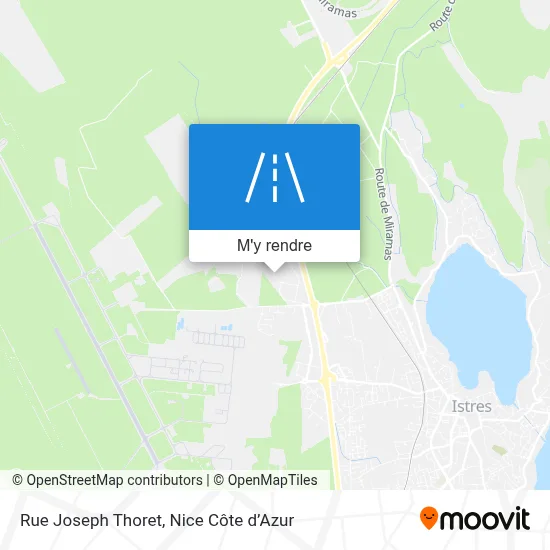 Rue Joseph Thoret plan