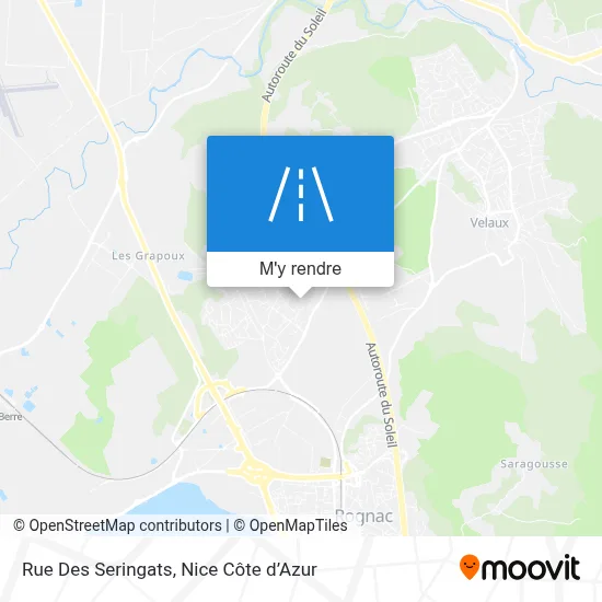 Rue Des Seringats plan