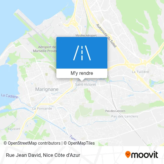 Rue Jean David plan