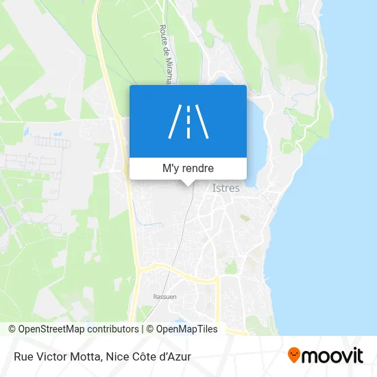 Rue Victor Motta plan