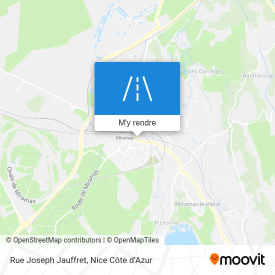 Rue Joseph Jauffret plan